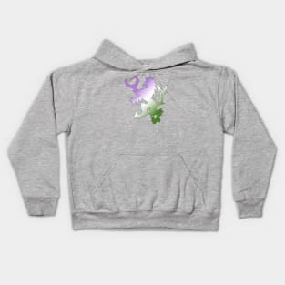 An Tir Pride - Genderqueer- Silhouette Kids Hoodie